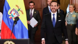 Abelardo de la Espriella, presidente de Colombia, enfrenta su primera gran protesta nacional