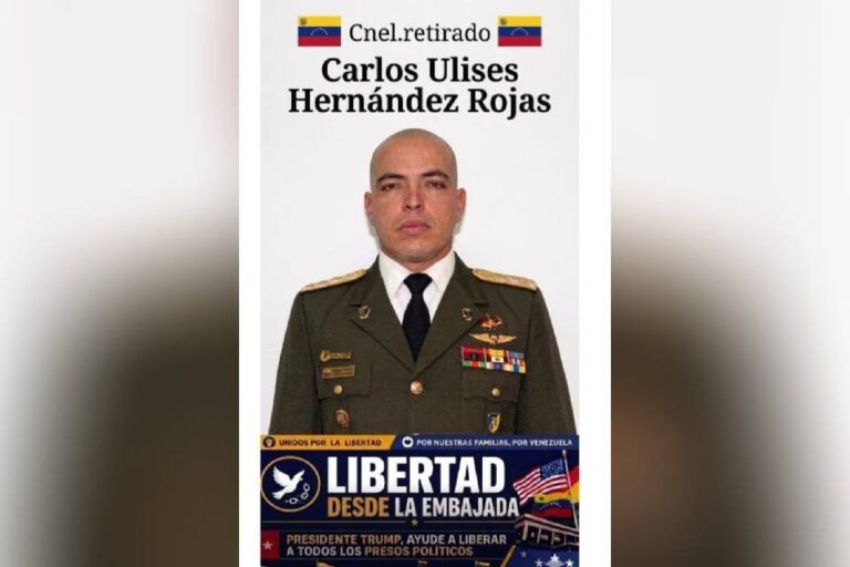 Dgcim vivienda coronel: el coronel retirado Carlos Ulises Hernández Rojas, preso por el caso Azul Celeste, en la imagen de la campaña de su familia