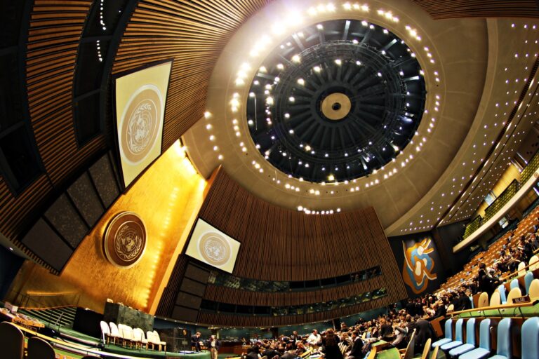 Embargo de Estados Unidos a Cuba: el salón de la Asamblea General de la ONU en Nueva York, donde se votará la resolución cubana