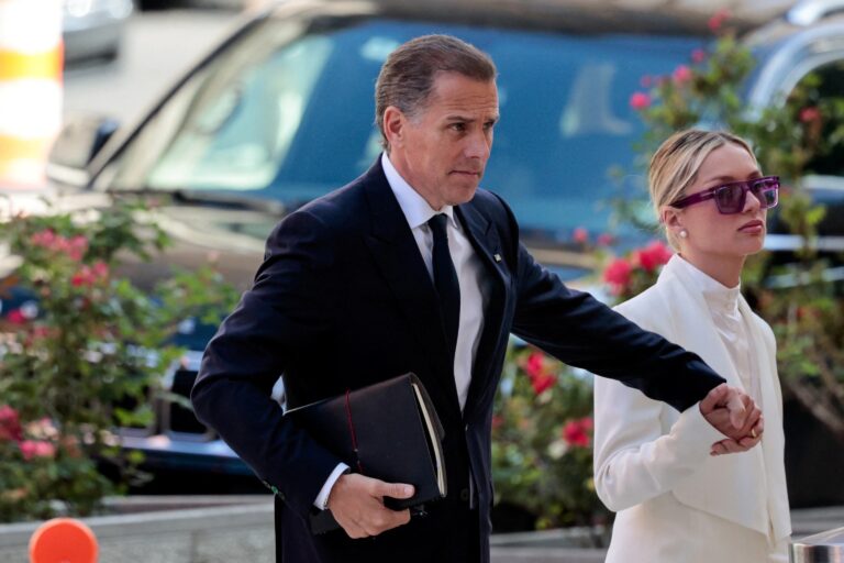 exfuncionarios del FBI: Hunter Biden llega a la corte federal de Wilmington durante su juicio de 2024