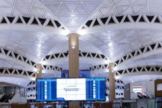 ataque aeropuerto Riad: interior del Aeropuerto Internacional Rey Jalid de Riad