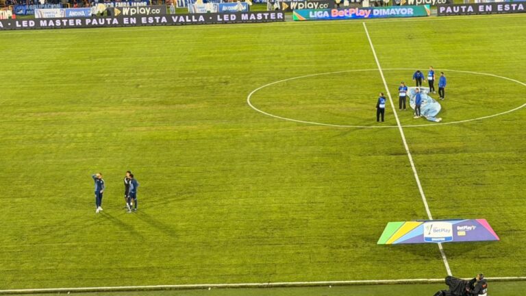 Millonarios vs. Once Caldas: personal inspecciona la cancha de El Campín antes del aplazamiento del partido
