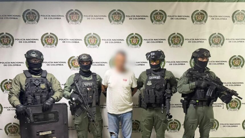 Antonio Márquez Gómez, alias El Descuartizador, capturado por la Policía Nacional en La Pintada, Antioquia
