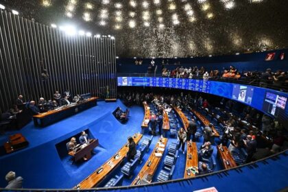 Pleno del Senado de Brasil durante la votación que aprobó la semana laboral de 40 horas
