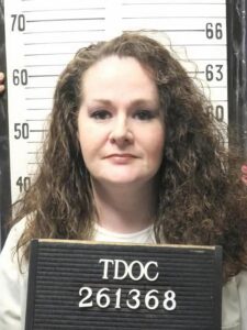 Christa Pike en su foto de ficha del Departamento de Corrección de Tennessee
