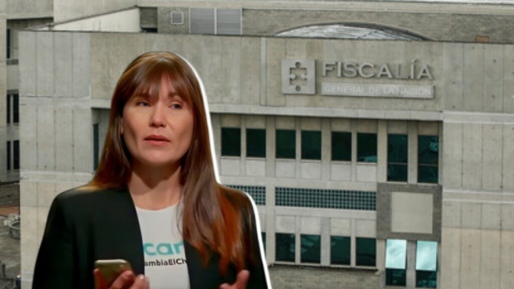 Imputación de Zulma Guzmán: la empresaria frente a la sede de la Fiscalía General de la Nación en Bogotá