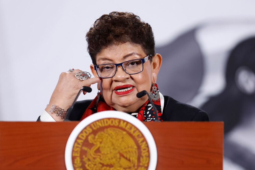 Investigación contra César Jáuregui: Ernestina Godoy, fiscal general de la República de México, en una imagen de EFE