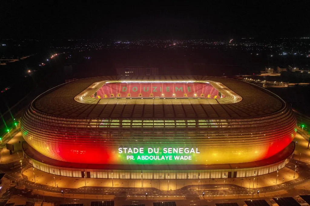 El estadio Abdoulaye Wade de Diamniadio, sede de la inauguración de los Juegos Olímpicos de la Juventud de Dakar