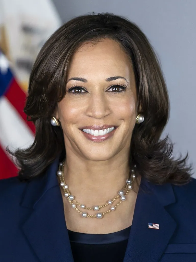 Kamala Harris en Georgia: retrato oficial de la exvicepresidenta de Estados Unidos Kamala Harris