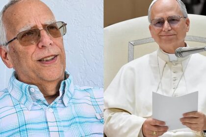 Louis Prevost, hermano de León XIV, junto al pontífice: el hermano de León XIV recayó de un mieloma múltiple