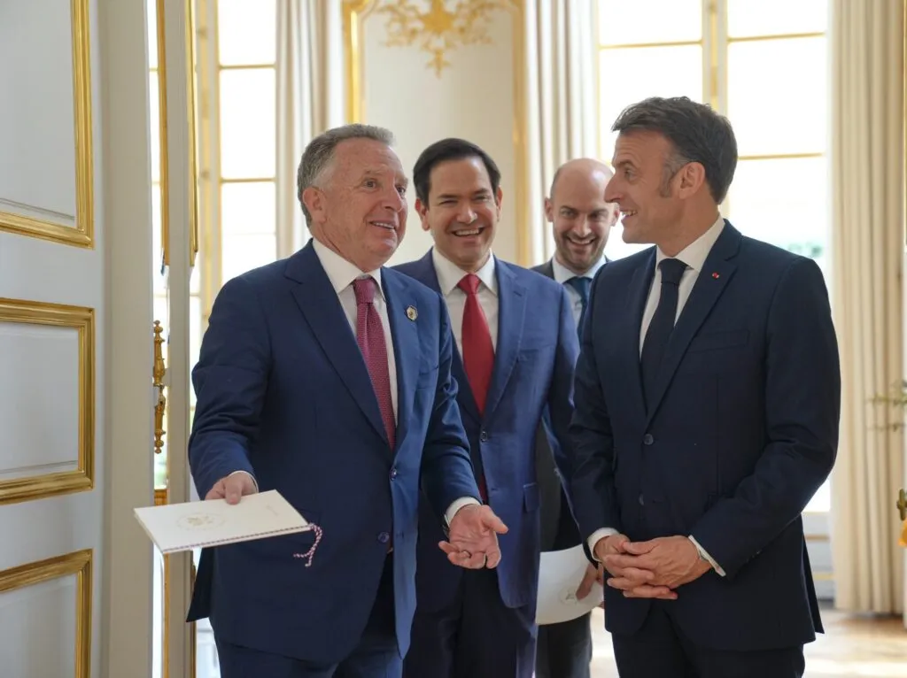 Macron pide calma en Francia: el presidente francés Emmanuel Macron durante un acto en el palacio del Elíseo, en París