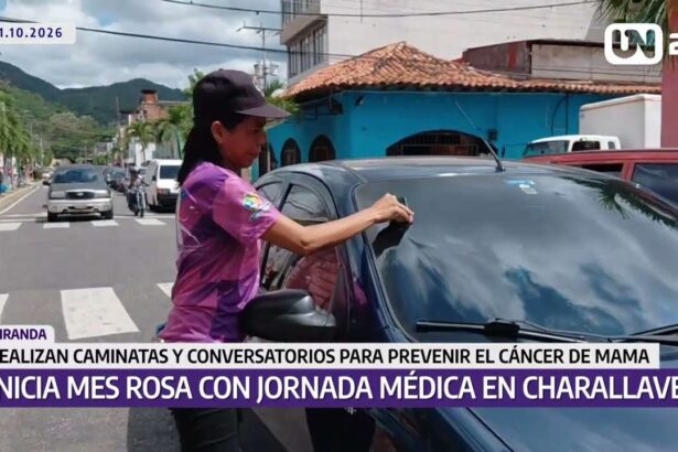 Charallave inició el Mes Rosa con volanteo y atención médica