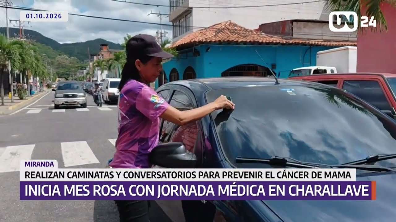 Charallave inició el Mes Rosa con volanteo y atención médica