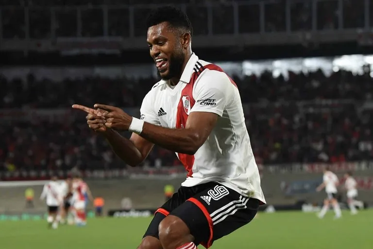 Miguel Borja, delantero colombiano del América