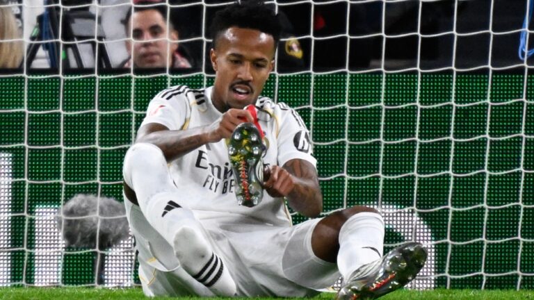 Militão vuelve al Real Madrid: el defensa brasileño en un partido con la camiseta blanca