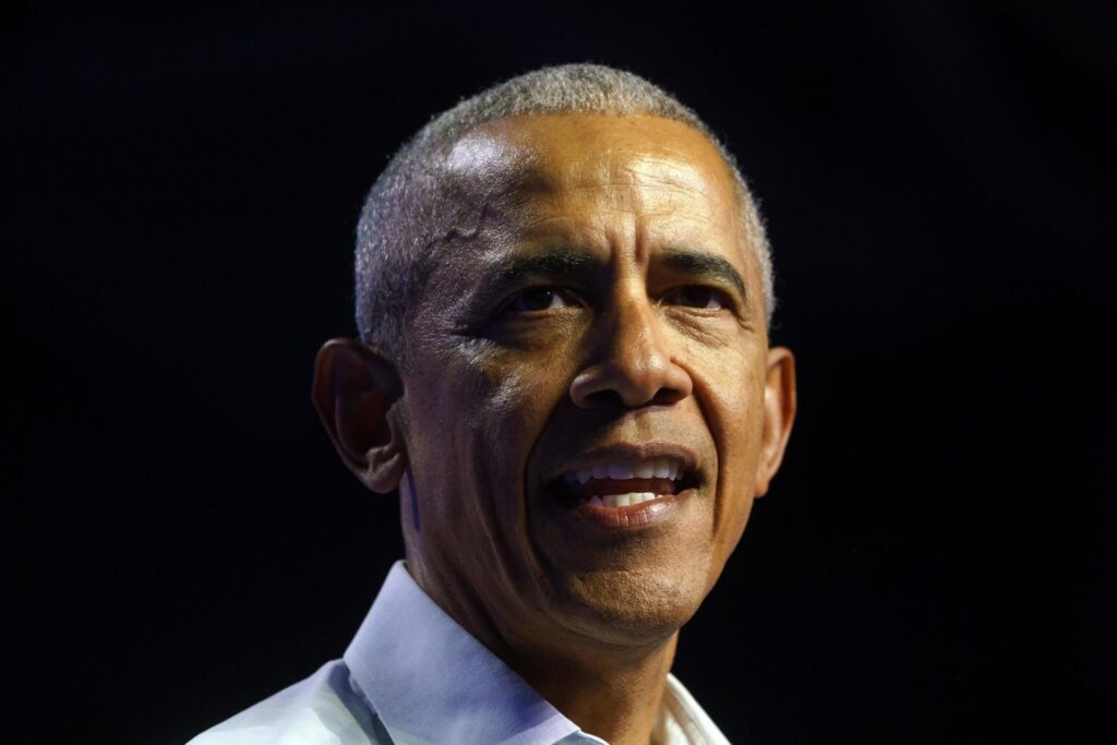 Obama impulsa a los demócratas en Ohio: el expresidente Barack Obama durante un acto de campaña