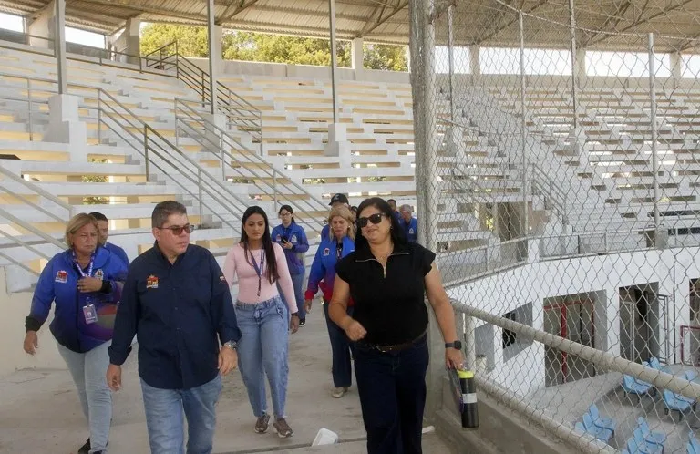 Panamericano en Maracaibo: recorrido de inspección en las tribunas del estadio Alejandro Borges