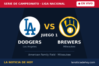 EN VIVO Dodgers vs Brewers Juego 1 Serie de Campeonato