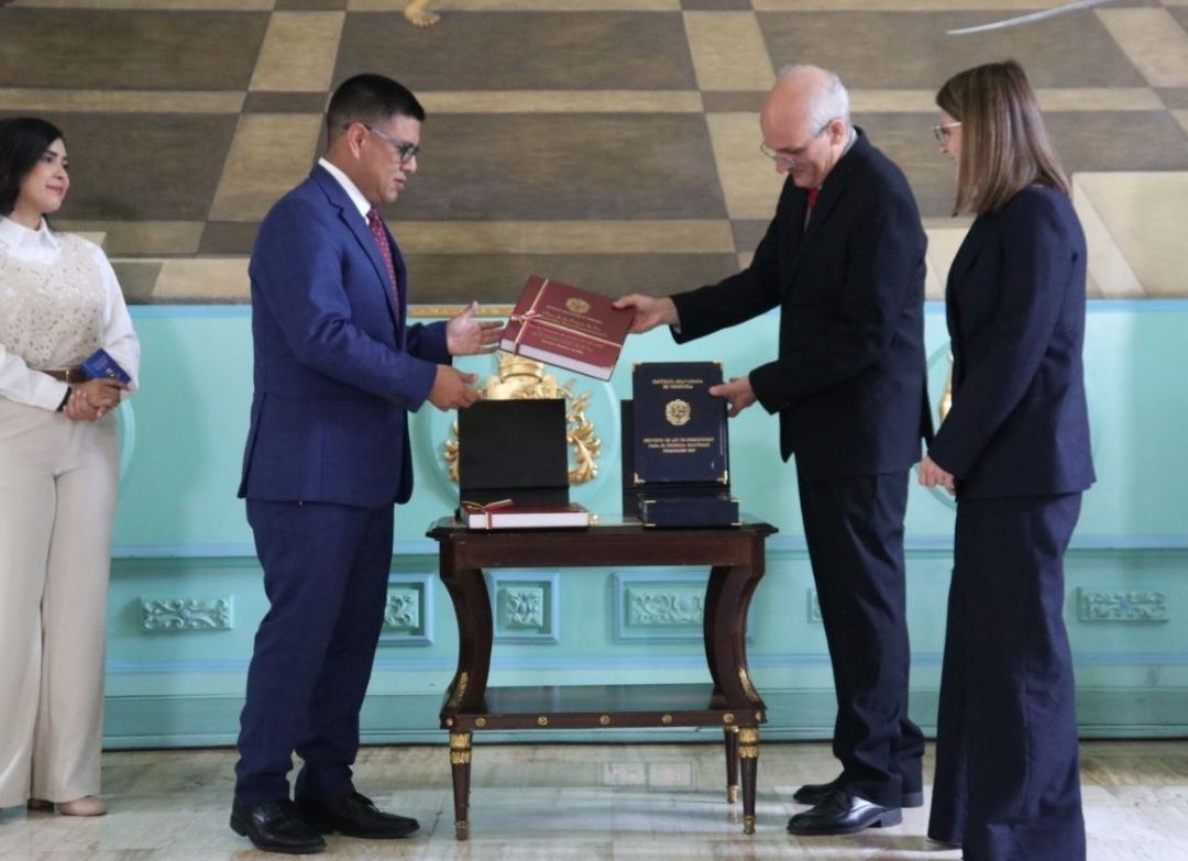 Entrega del Presupuesto 2027 en la Asamblea Nacional, en el Palacio Federal Legislativo de Caracas