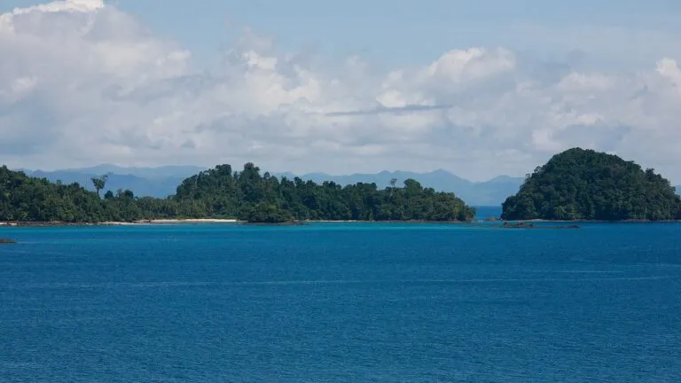 Vista de isla Coiba, en Veraguas, cerca de donde se registró la réplica en Panamá