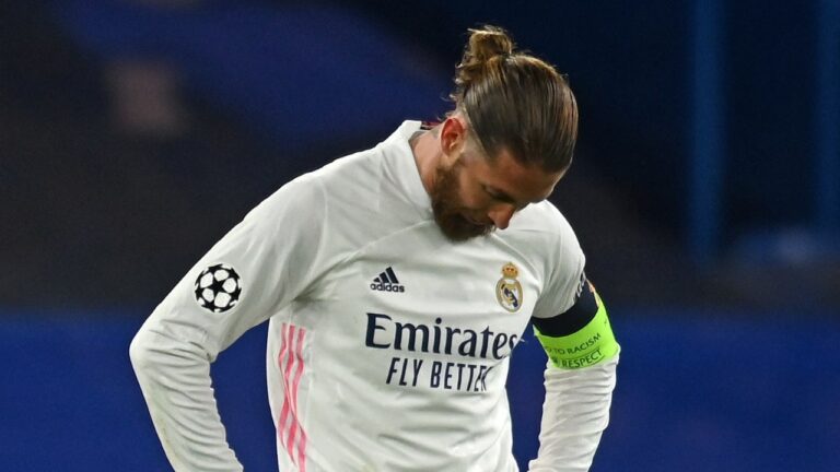 Sergio Ramos al Getafe: el excapitán del Real Madrid, con la camiseta blanca y el brazalete de capitán