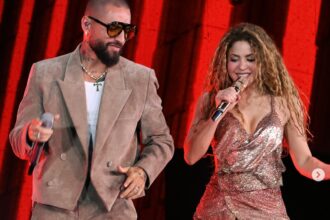 Shakira y Maluma interpretan en vivo su nuevo éxito Agua en Madrid
