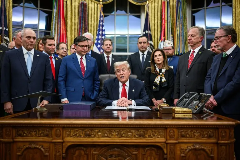 Trump amenaza con atacar Nigeria - Donald Trump habla en el Despacho Oval de la Casa Blanca